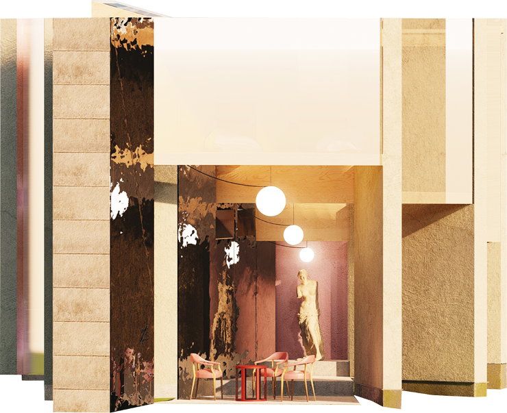 zahradní pavilon - pohled 2